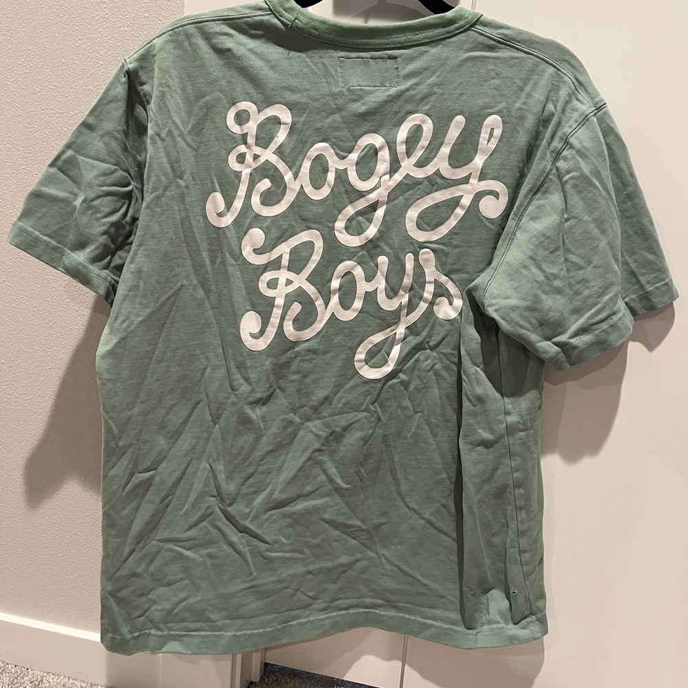 Bogey Boys size L large mint green golf thick quality tee